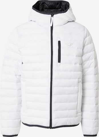 Veste mi-saison HOLLISTER en blanc : devant