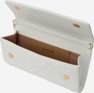 Pochette Love Moschino en blanc