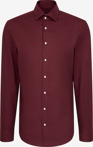 Chemise business ' Schwarze Rose ' SEIDENSTICKER en rouge : devant