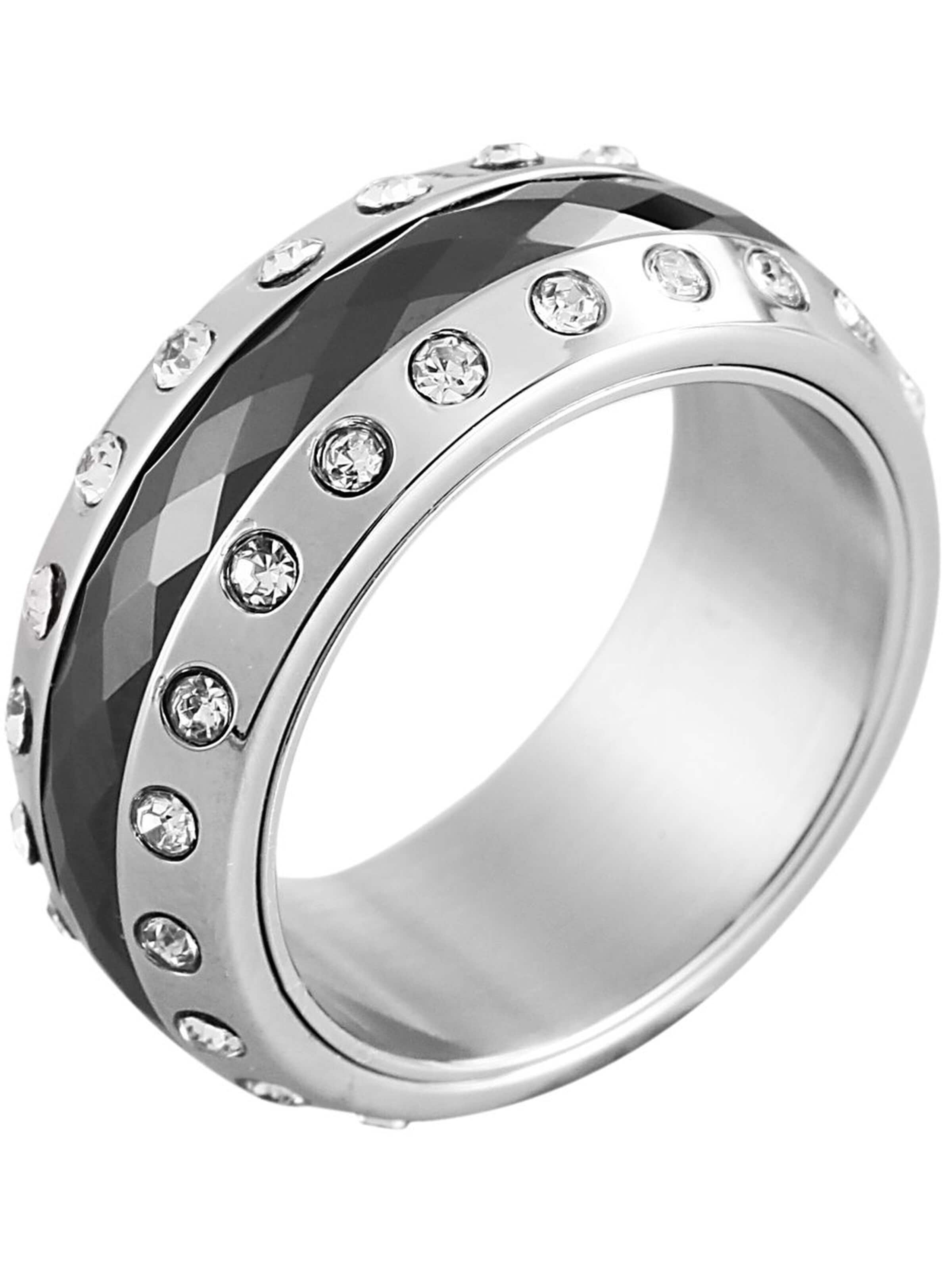 JUST Ring 'Ogata, langlebig' in Silver: front