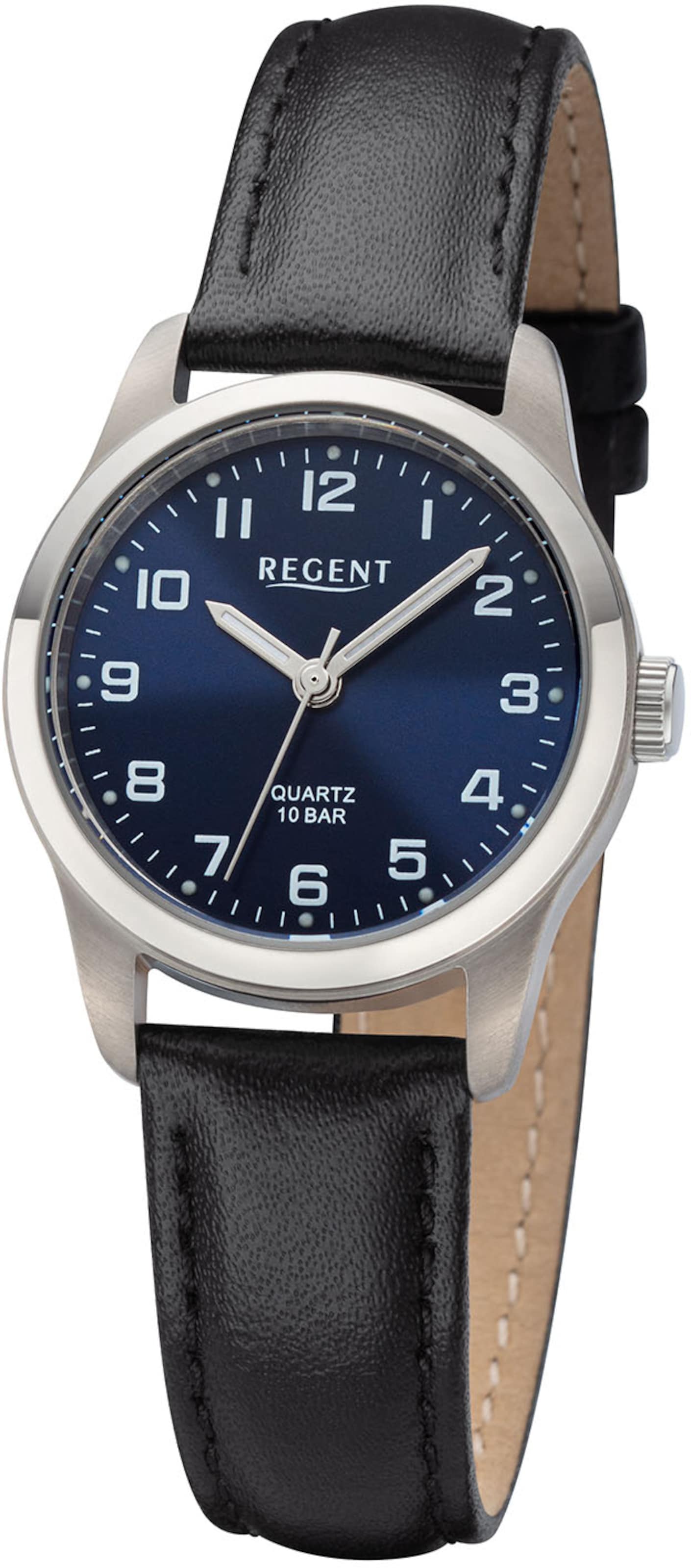 REGENT Analog Watch in Brown: front
