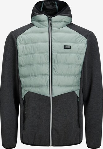 Veste mi-saison 'Toby' JACK & JONES en gris : devant