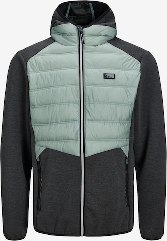 Veste mi-saison 'Toby' JACK & JONES en gris : devant