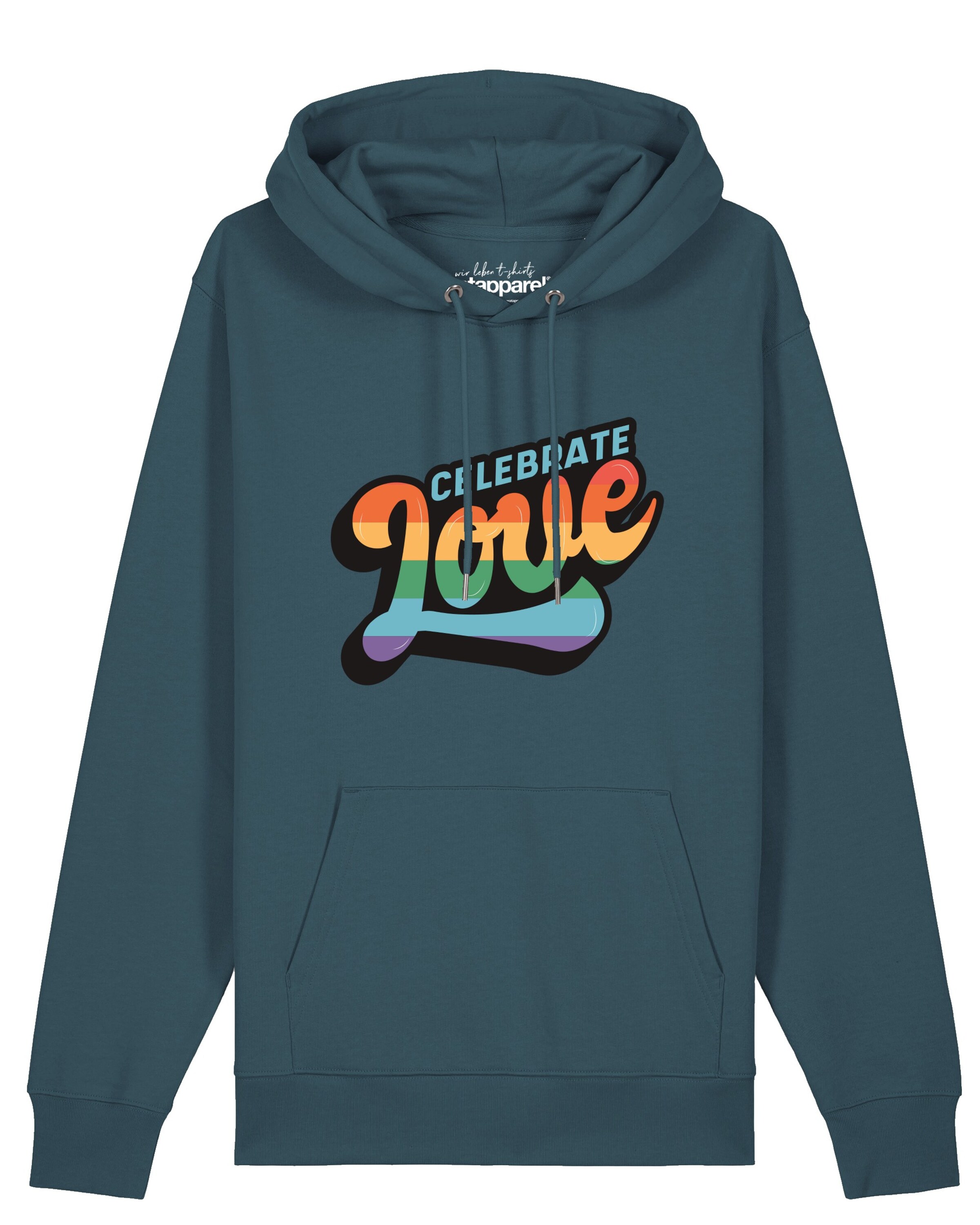Sweat-shirt ' Celebrate Love ' Watapparel en bleu : devant