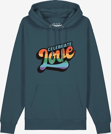Sweat-shirt ' Celebrate Love ' Watapparel en bleu : devant