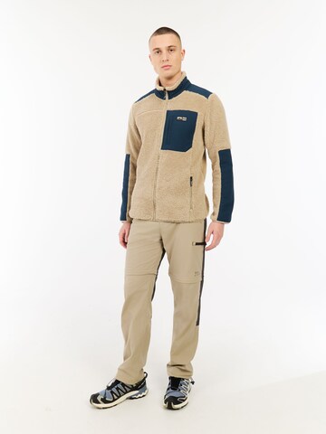 PROTEST Fleece jas 'PRTBleaker' in Bruin