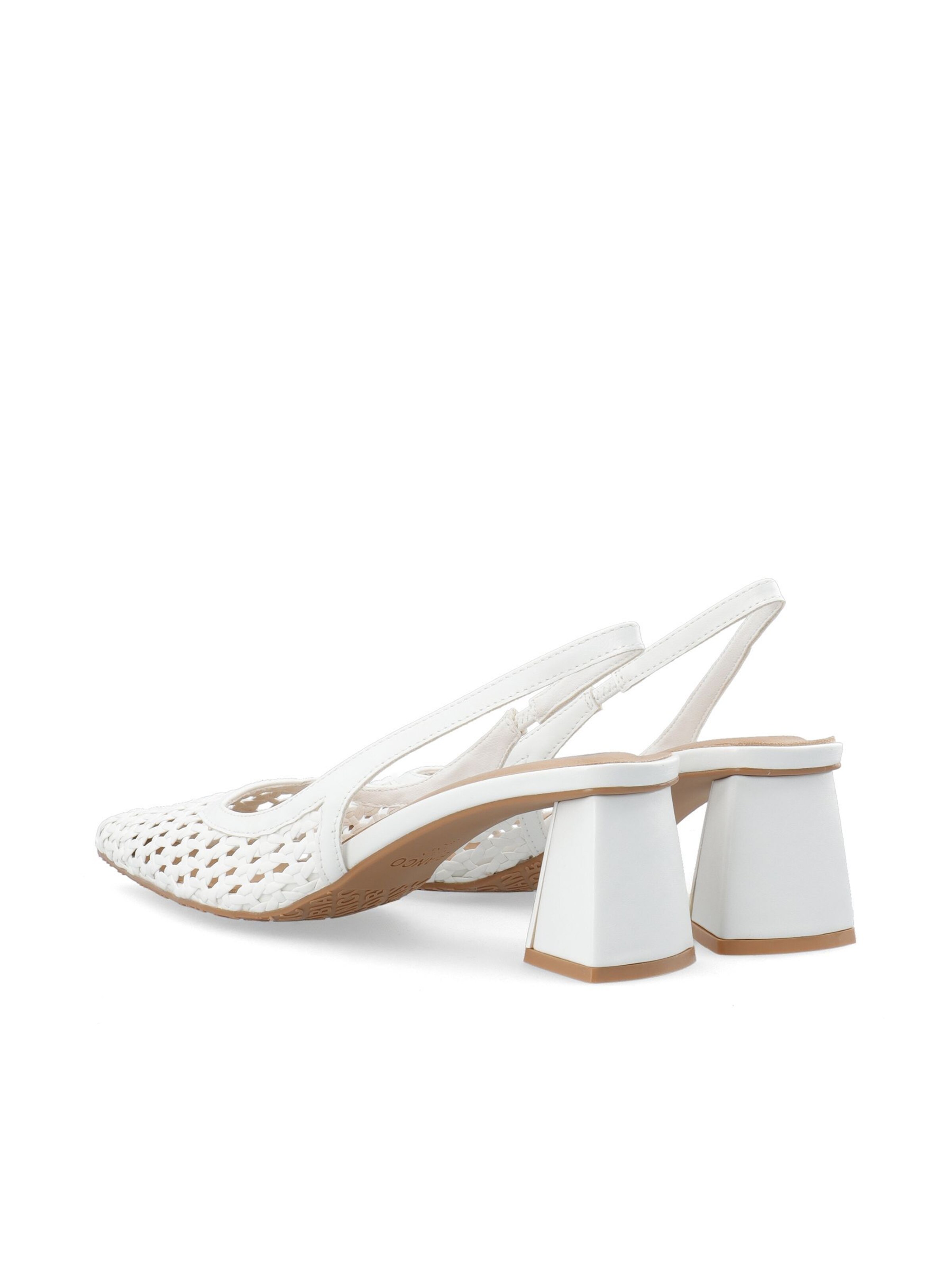 Bianco - Zapatos destalonado 'Maralyn' en blanco