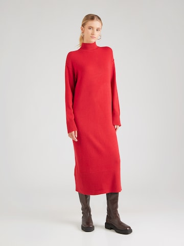 Frieda & Freddies NY - Vestido de malha em vermelho: frente