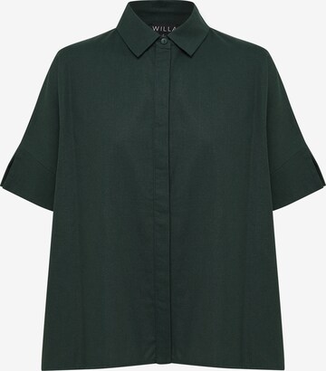 Willa Blouse 'DILLAN' in Groen: voorkant