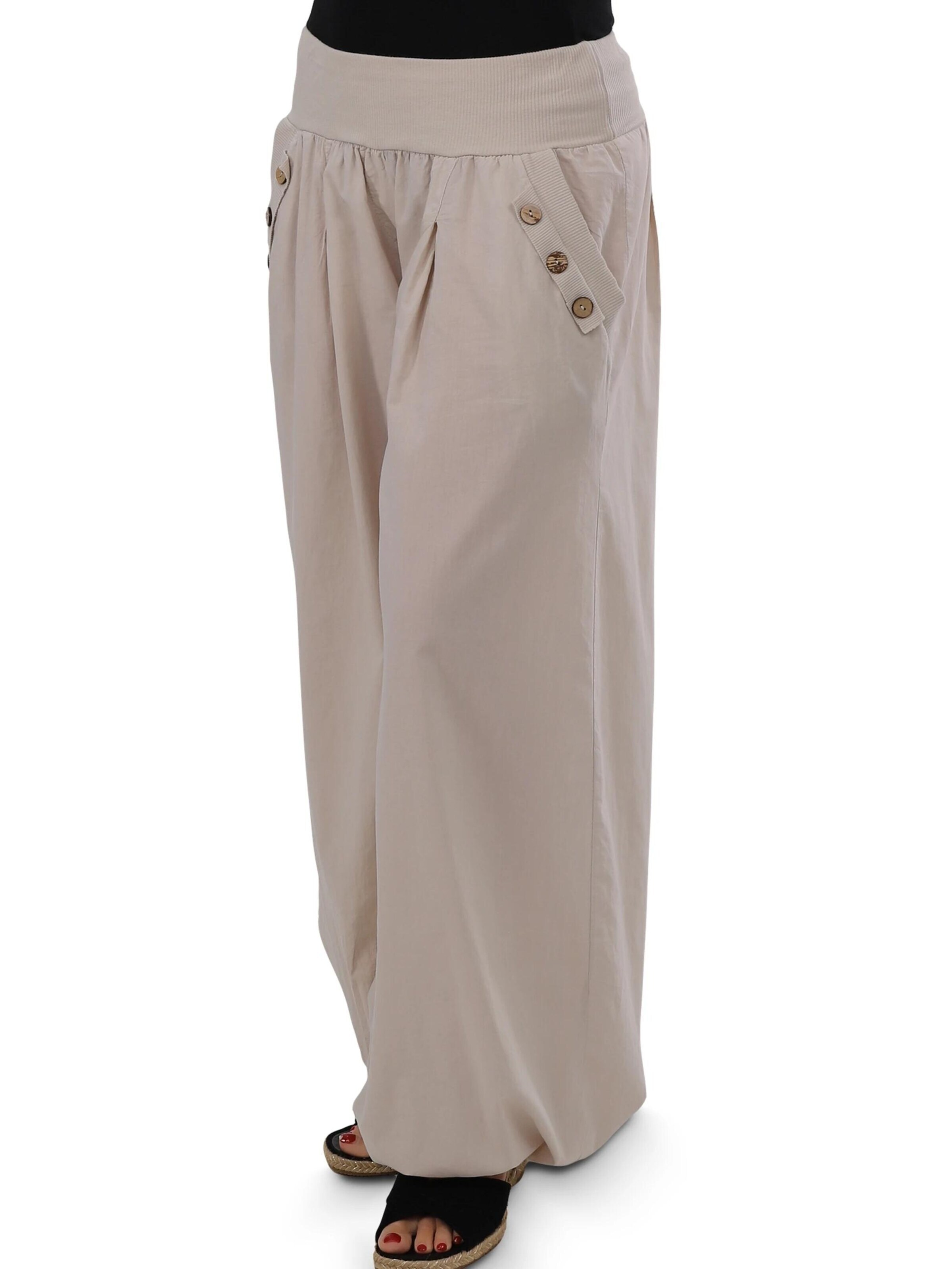 malito more than fashion Loose fit Harem Pants in Beige