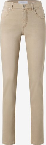 Angels Slimfit Jeans 'Cici' in Beige: voorkant