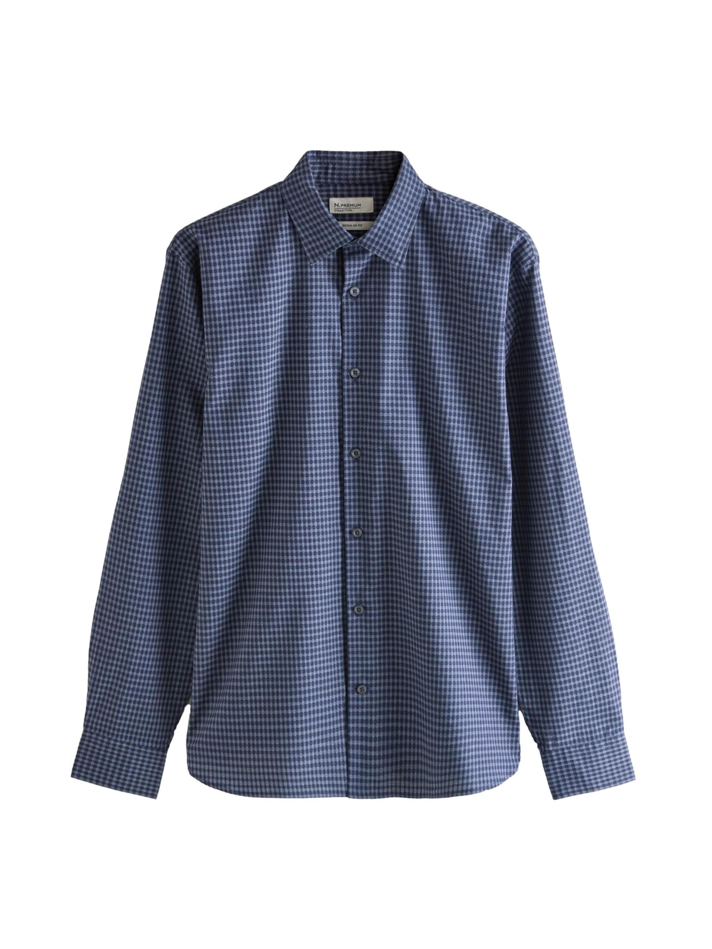 Next Regular fit Overhemd in Blauw: voorkant