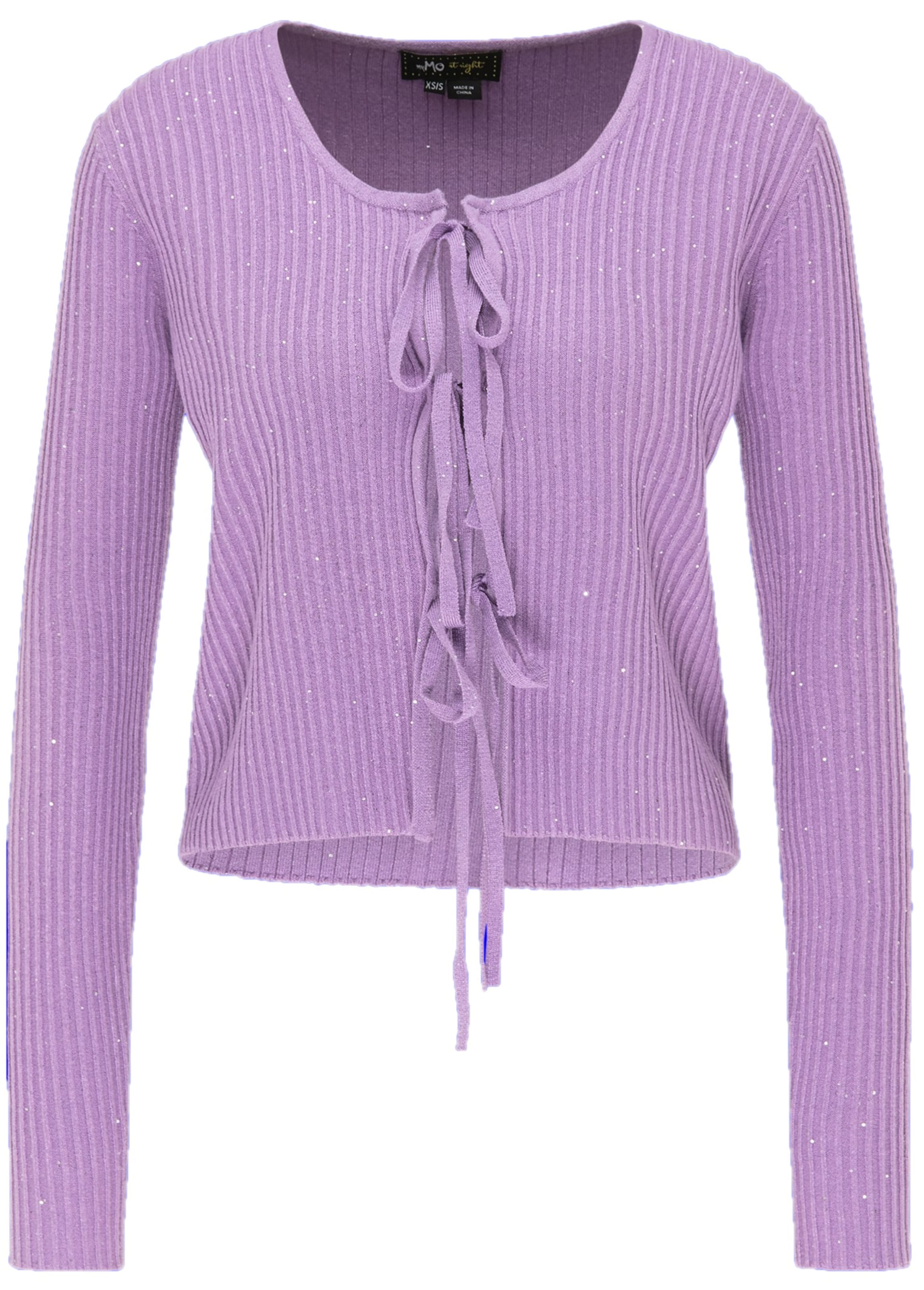 myMo at night - Casaco de malha em roxo: frente