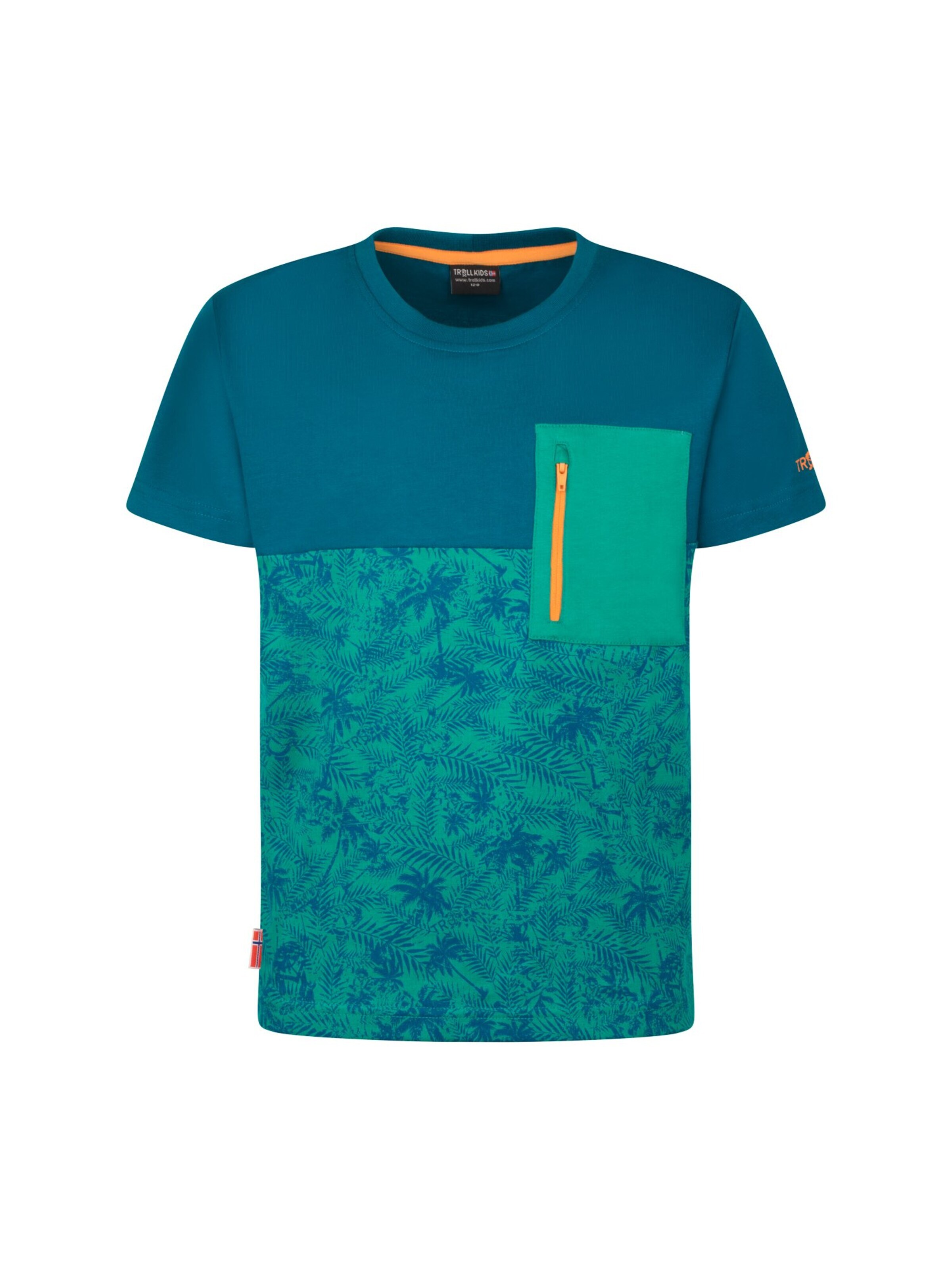 TROLLKIDS Performance Shirt in Green: front
