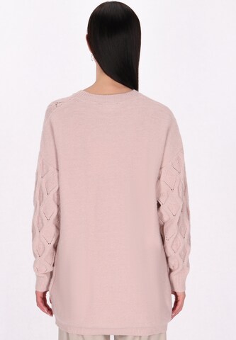 Pullover extra large di Usha in rosa