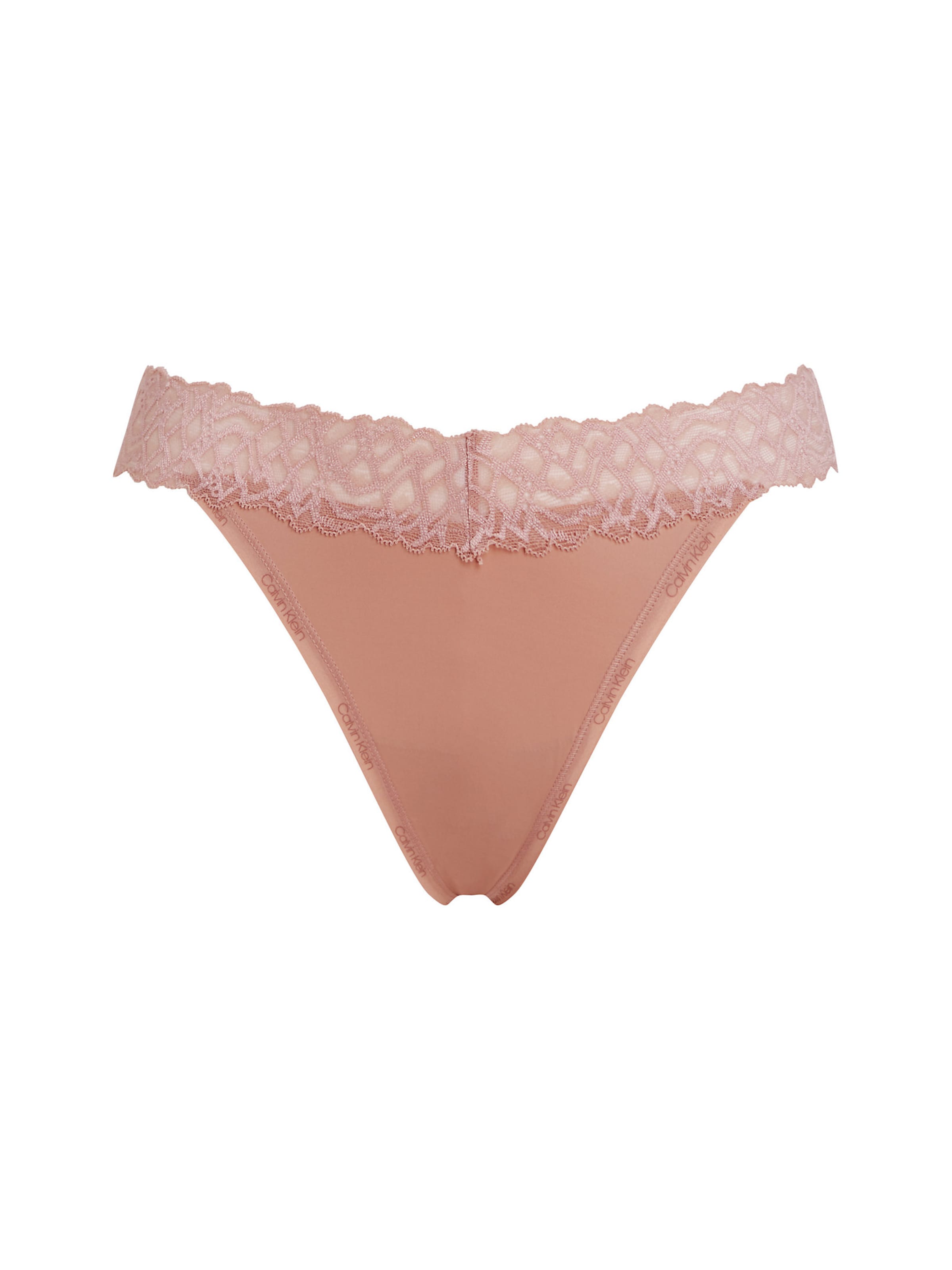 Calvin Klein Underwear String 'Attraction' in Beige: voorkant