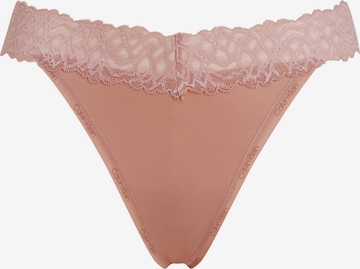 String 'Attraction' Calvin Klein Underwear en beige : devant