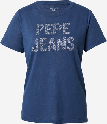 Pepe Jeans Μπλουζάκι 'Niko' σε μπλε: μπροστά