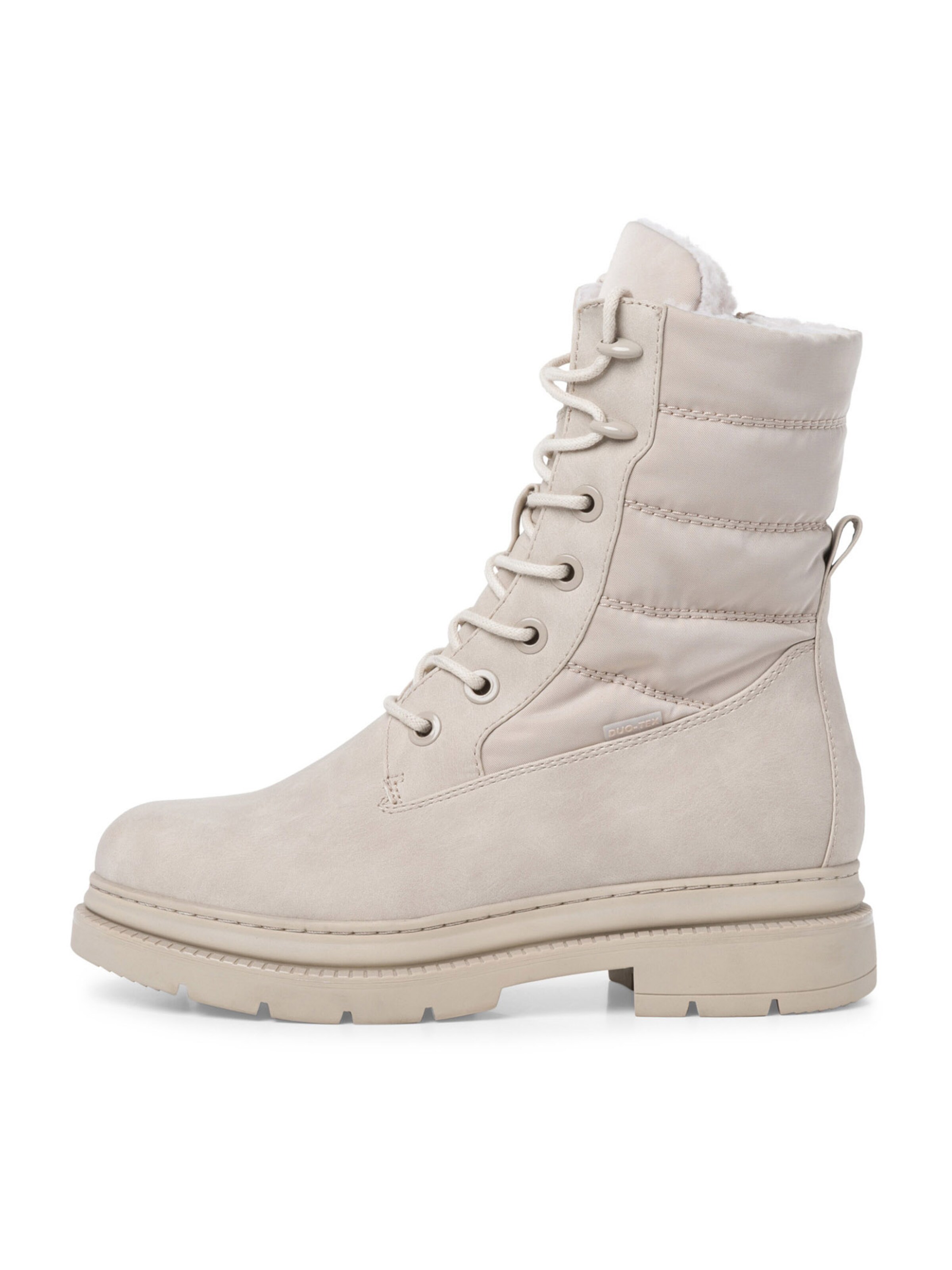 Bottines à lacets Tamaris en beige