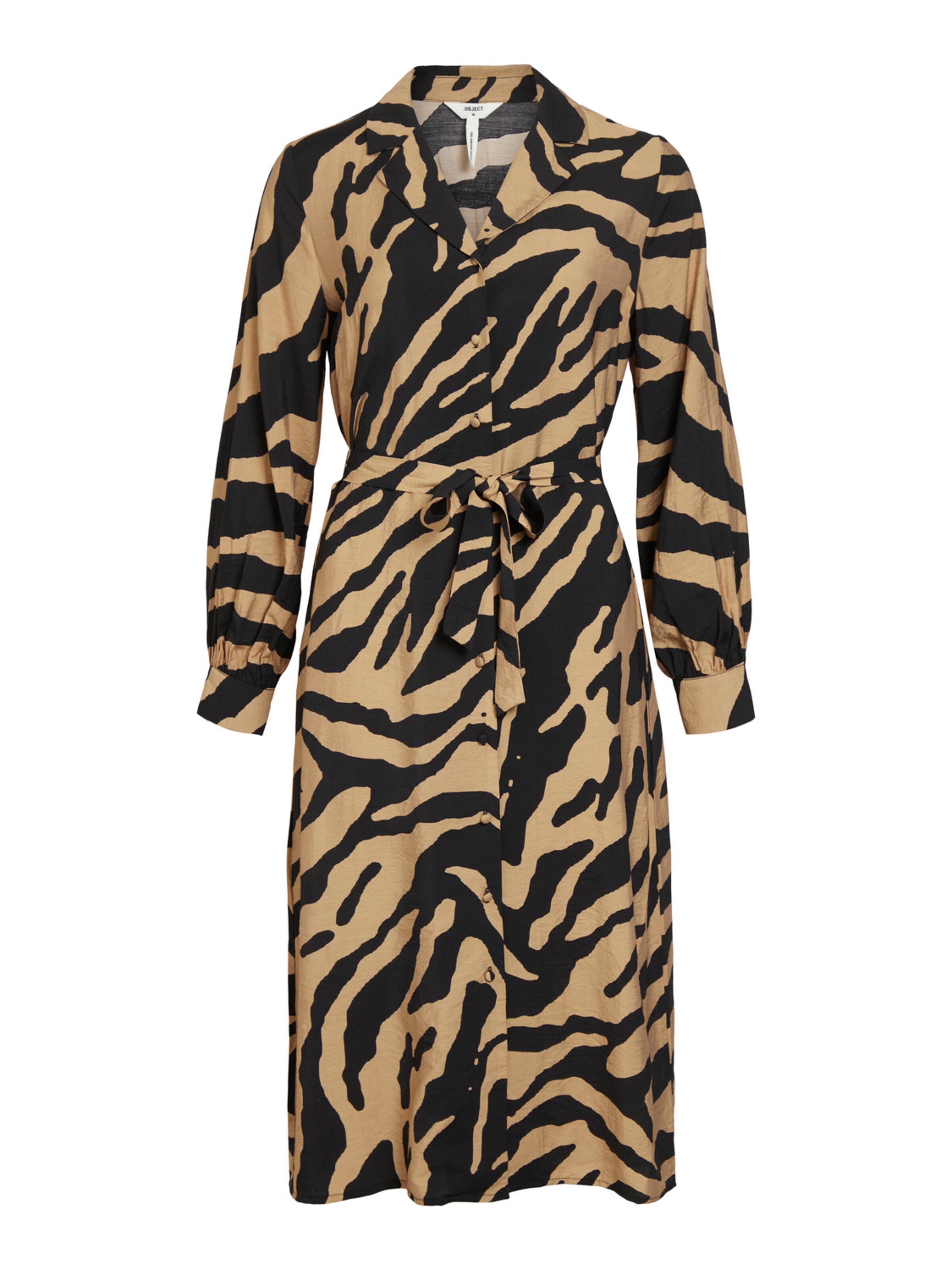Frauen Große Größen OBJECT Kleid 'Fie' in Beige - CV65445 Frauen Große Größen OBJECT Kleid 'Fie' in Beige - CV65445