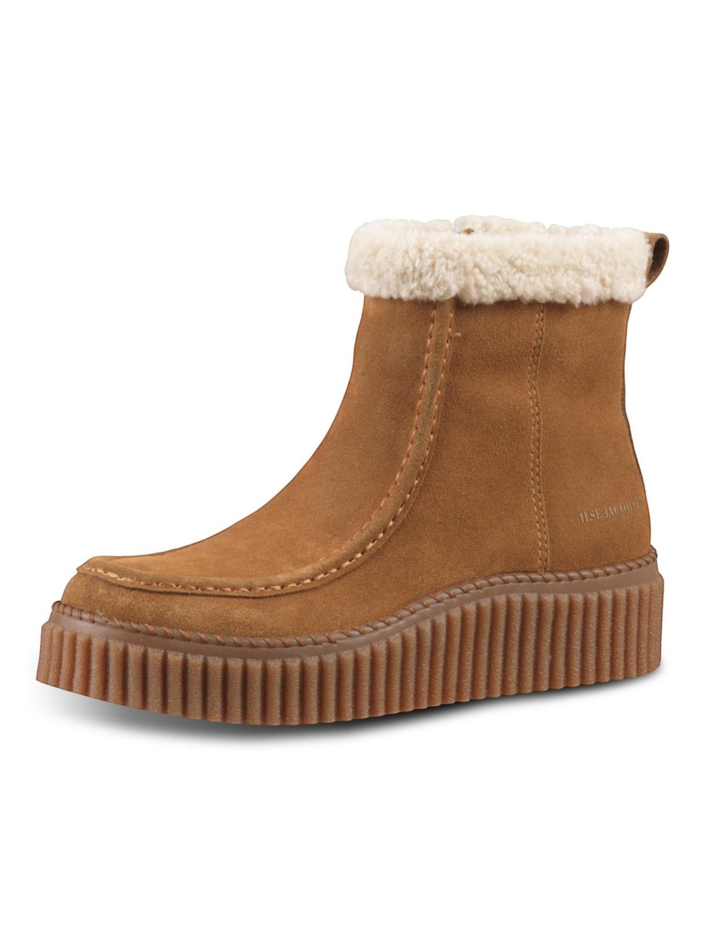 ILSE JACOBSEN Snowboots i 36 i camel / hvid, Produktvisning