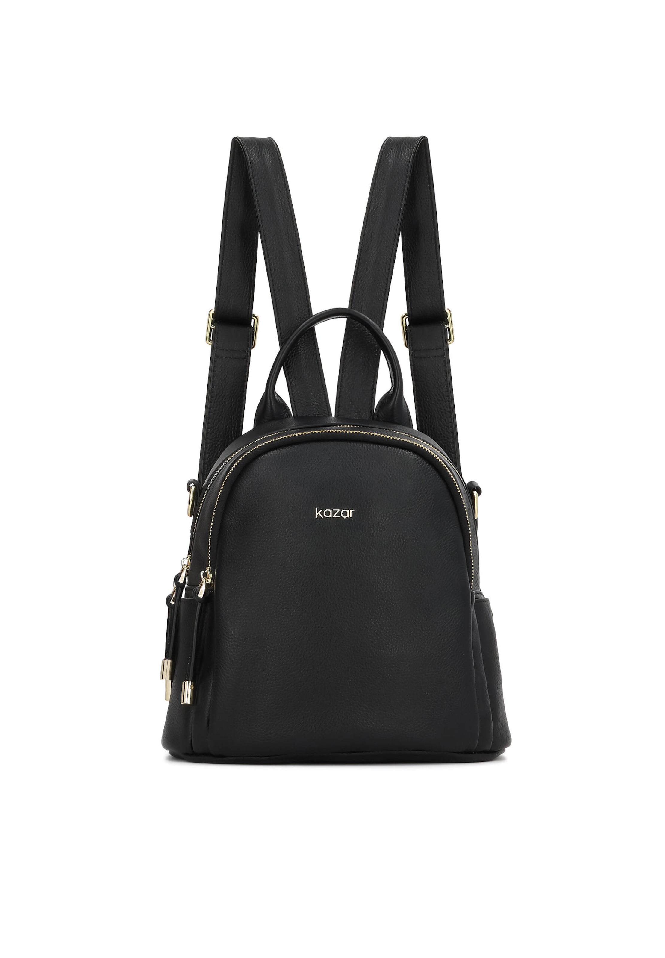 melns Kazar Mugursoma: no priekšpuses