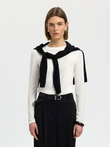 SELECTED FEMME Shirt 'SLFMANJA' in Wit: voorkant