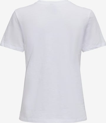 ONLY T-Shirt 'BONE' in Weiß