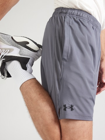 UNDER ARMOUR Szabványos Sportnadrágok 'Tech Vent 7in Shorts-BLK' - szürke