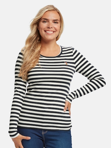 U.S. POLO ASSN. Shirt 'Chanett' in Blauw: voorkant