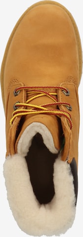 TIMBERLAND Šněrovací kozačky – hnědá