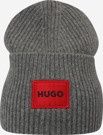 HUGO Red Beanie 'Xaff 5' in Grey