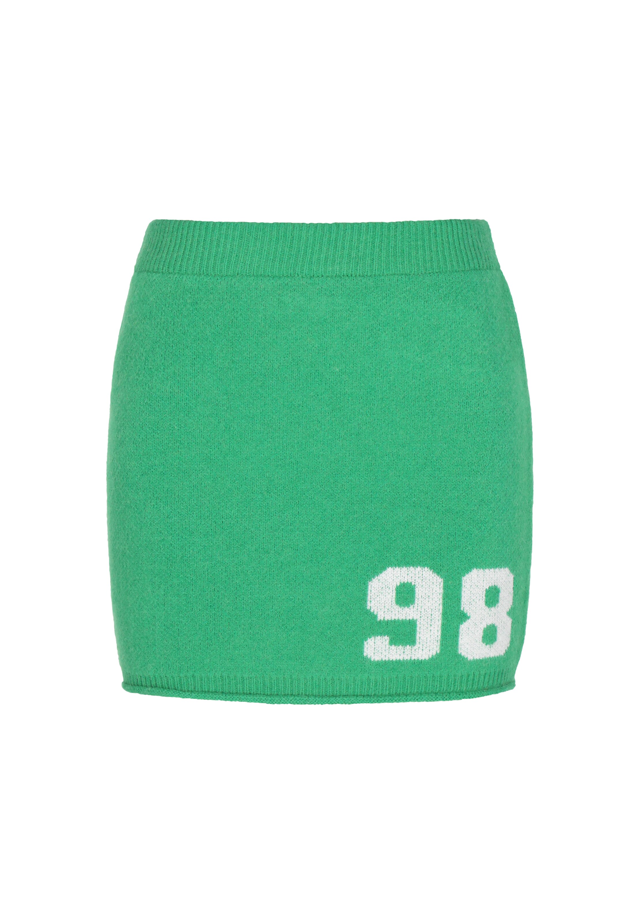 Sijonas iš MYMO, spalva – žalia / balta, Prekių apžvalga