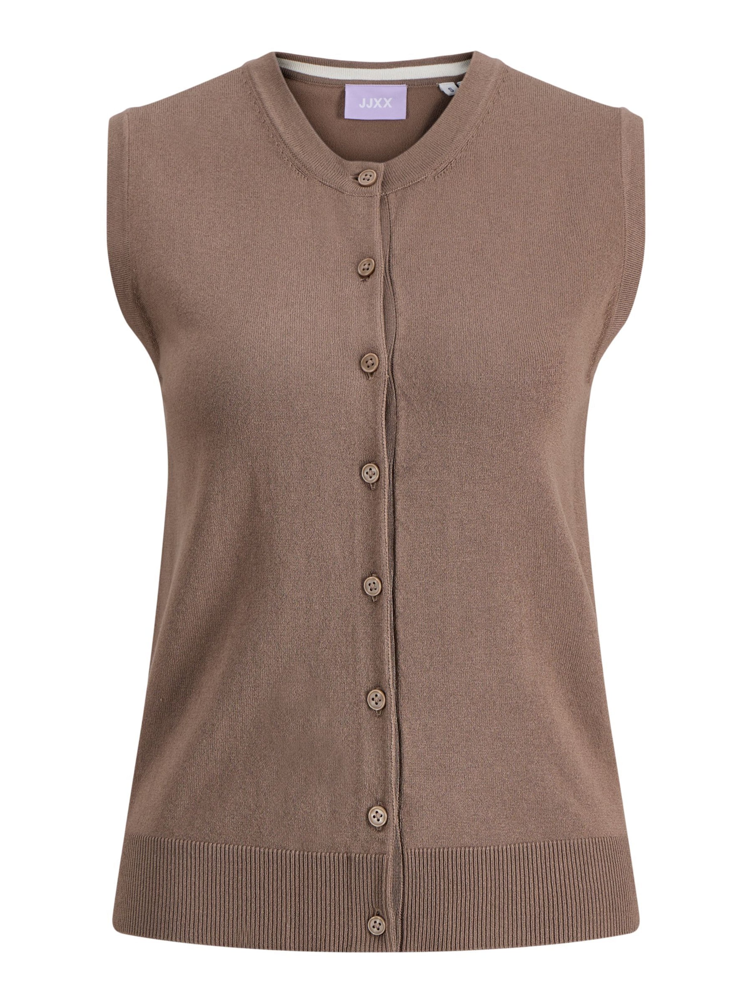 Cardigan 'JXOphelia' JJXX en marron : devant