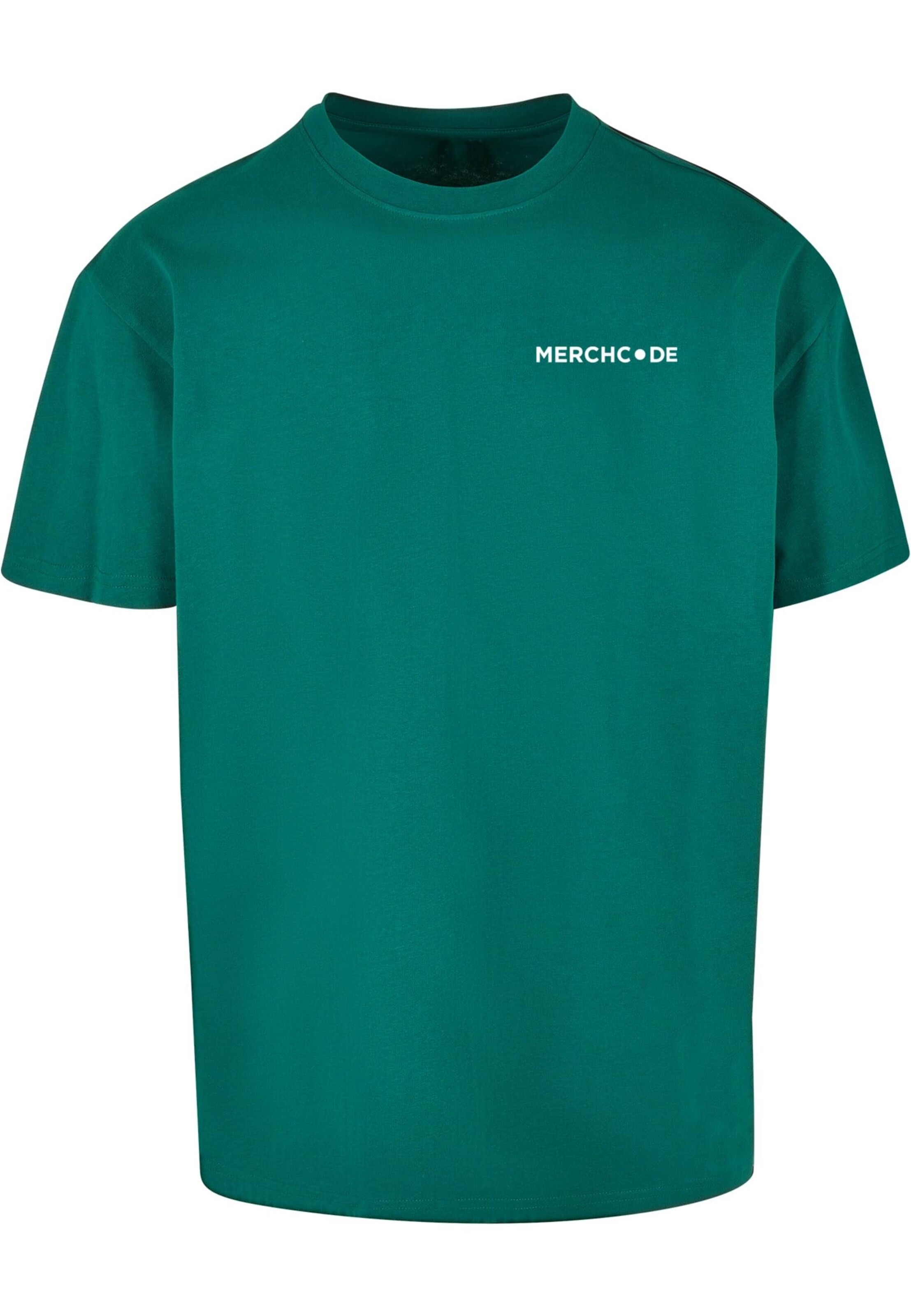 Merchcode Shirt 'Break The Rules' in Green: front