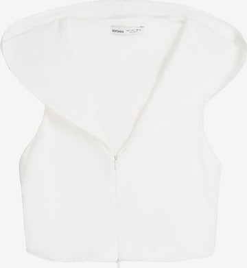 Camicia da donna di Bershka in bianco: frontale