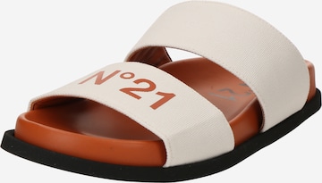 N°21Natikače s potpeticom - bijela boja: prednji dio