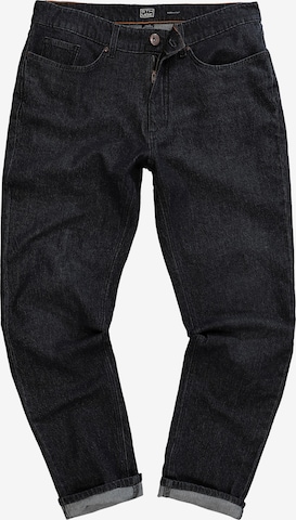 STHUGE Tapered Jeans in Zwart: voorkant