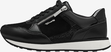 TAMARIS Sneakers laag in Zwart: voorkant