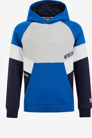 WE Fashion Sweatshirt in Blue: front