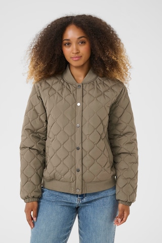 Veste mi-saison 'Arwen' Cream en vert : devant