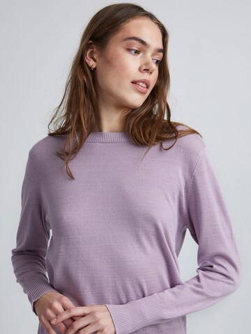 PULZ Jeans - Pullover 'SARA' em roxo