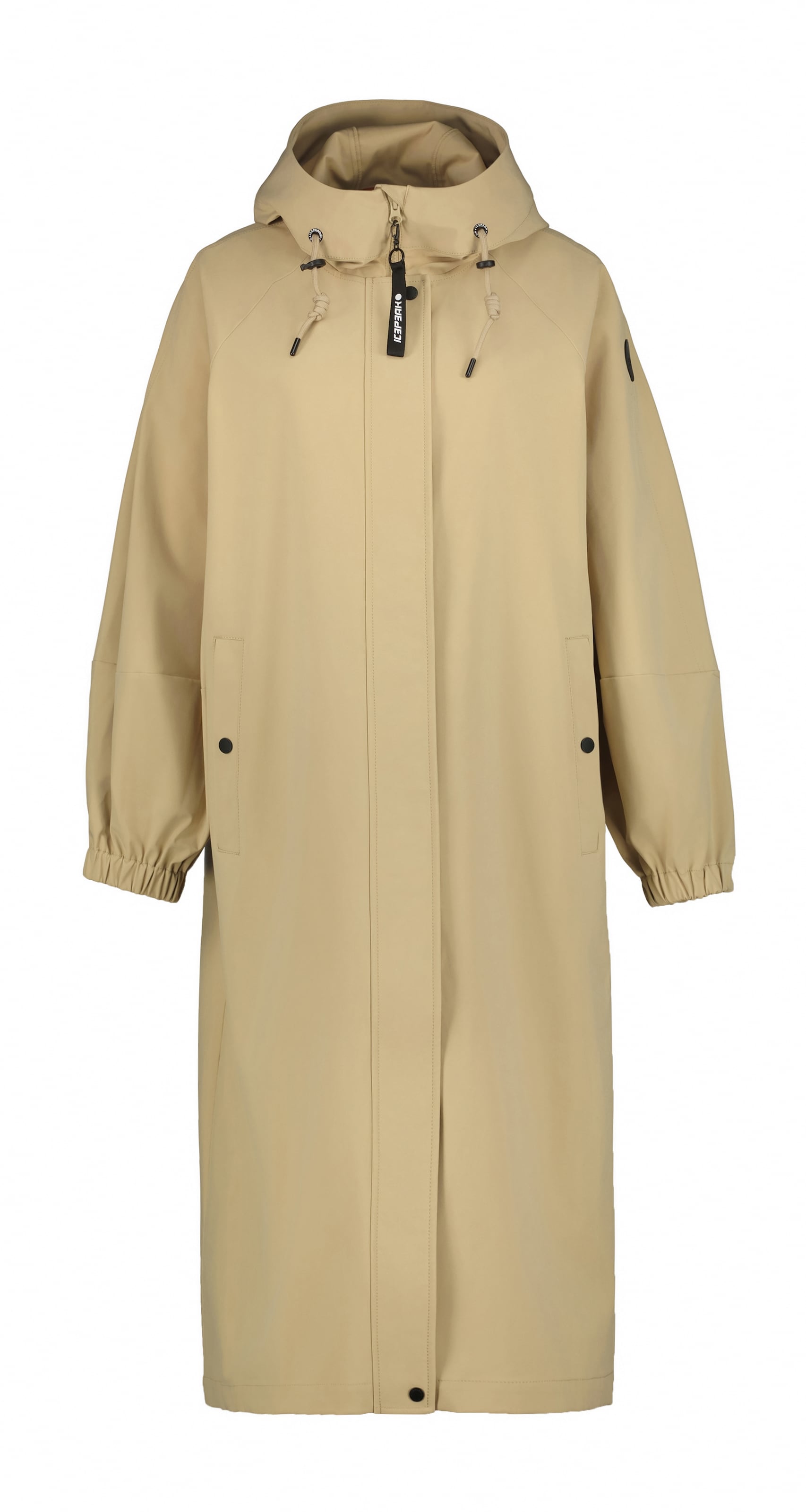 ICEPEAK Funktionsmantel in Beige: Vorderseite