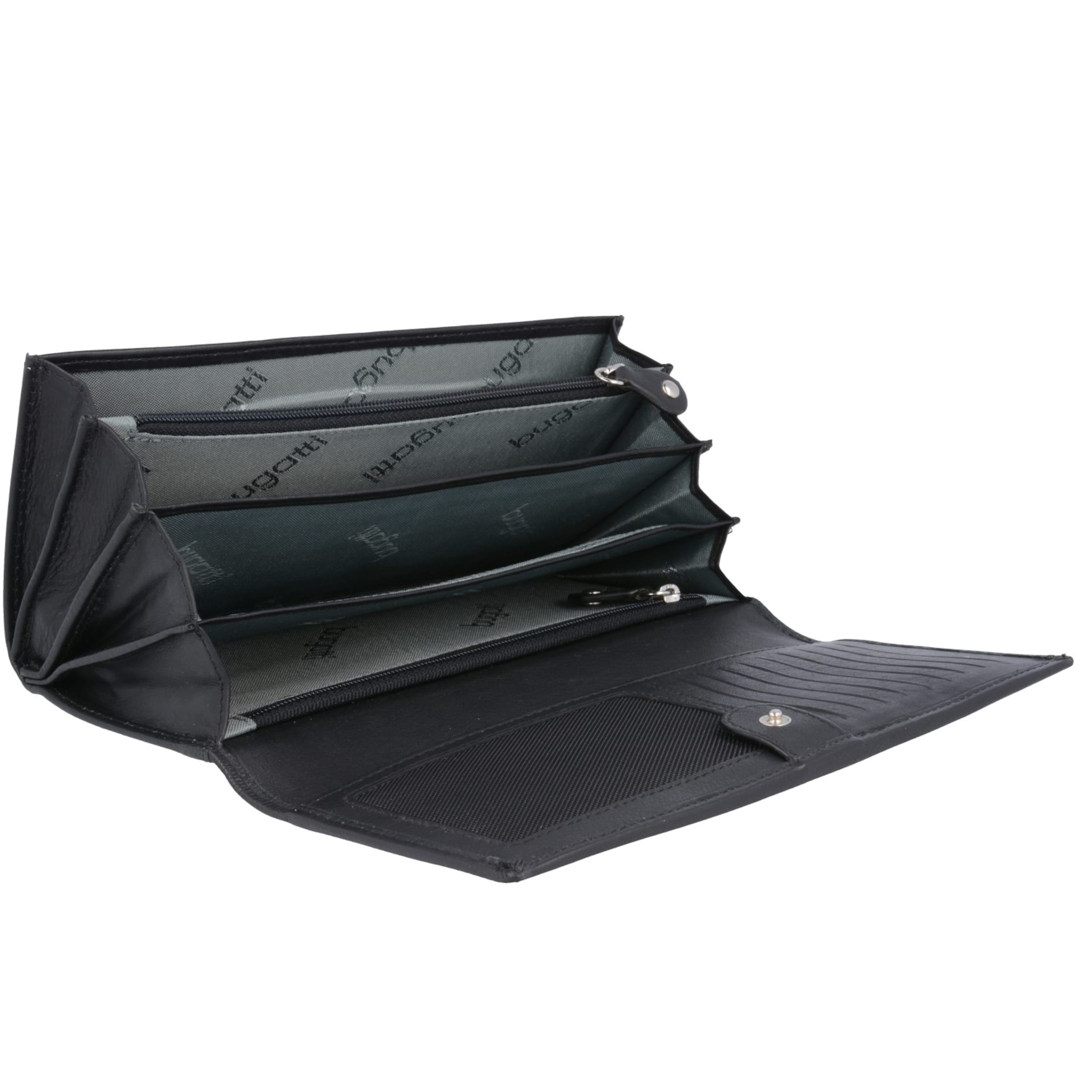 bugatti Portemonnee 'Vertice' in Zwart