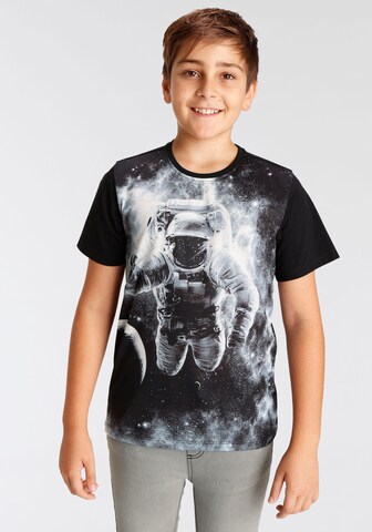 Kidsworld Shirt in Black: front
