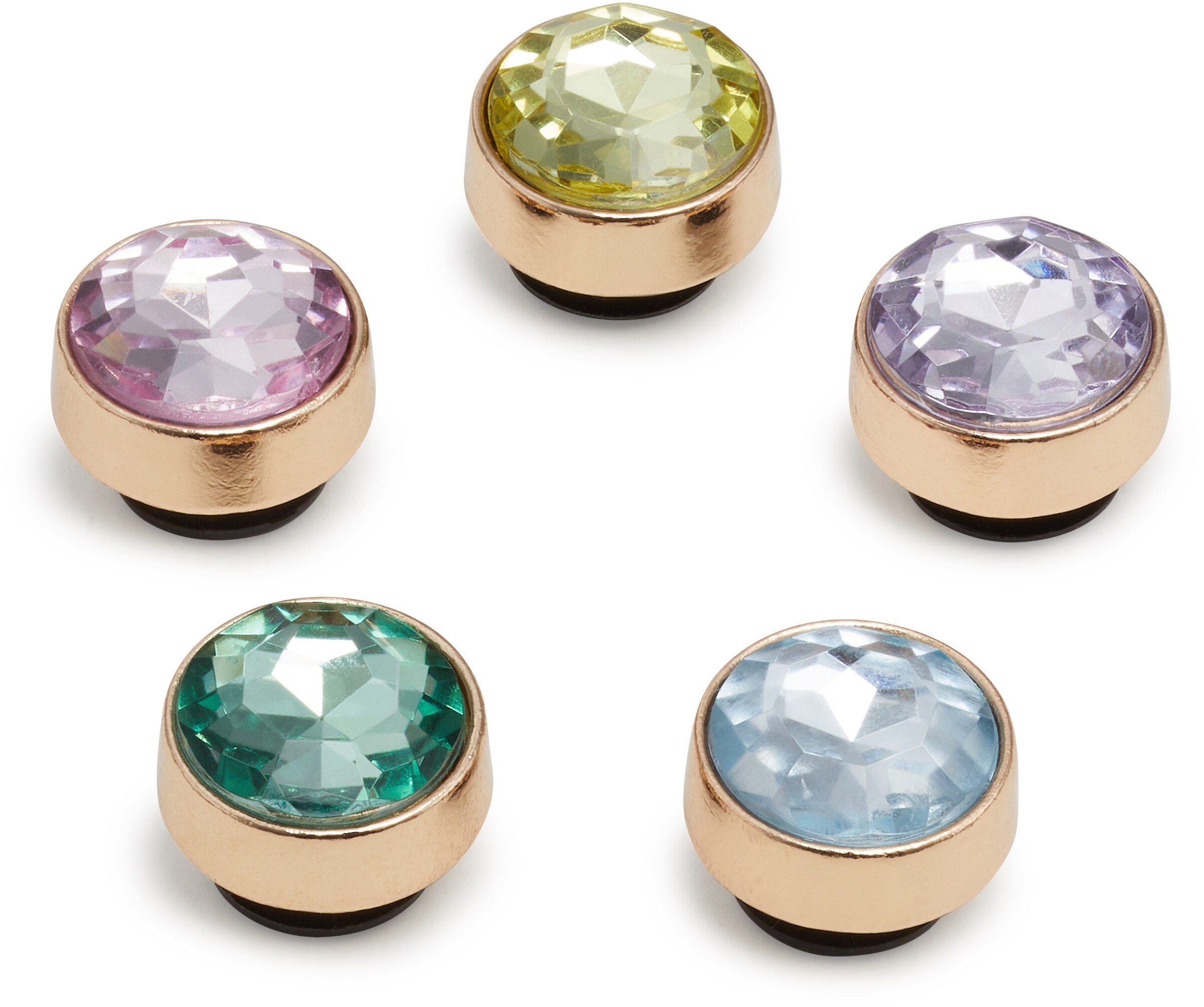 Crocs Shoe Accessories in Blue: front