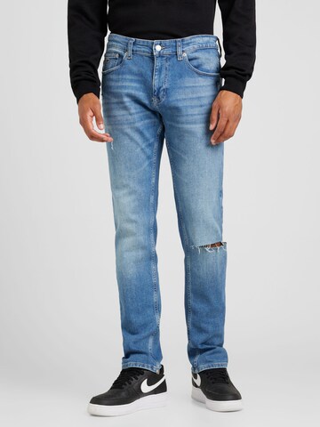 Tommy Jeans - Slimfit Vaquero 'SCANTON' en azul: frente