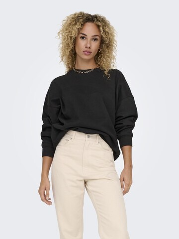 ONLY Sweatshirt in Black: front