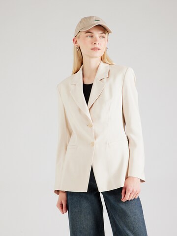 Blazer Gina Tricot en beige : devant