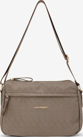Borsa a tracolla 'Lorde 11' di Laura Biagiotti in beige: frontale